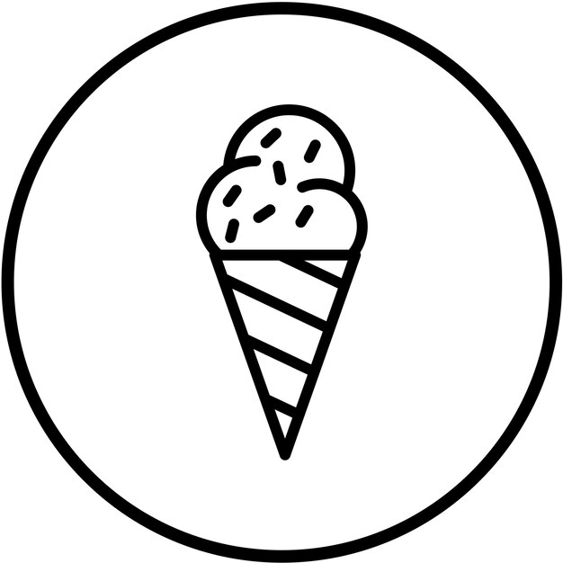 Vector Design Gelato Icon Style
