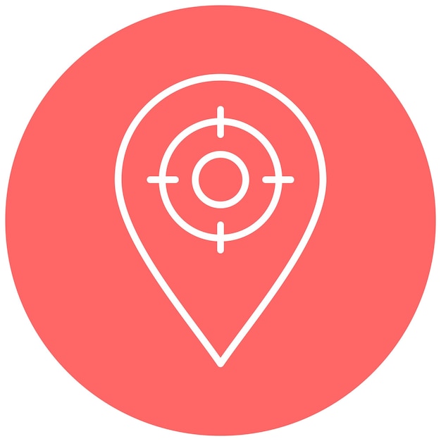 Vector Design Geotargeting Icon Style