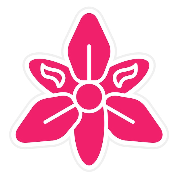 Vector Design Gladiolus Icon Style