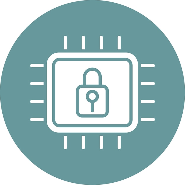 vector design hardware security icon style