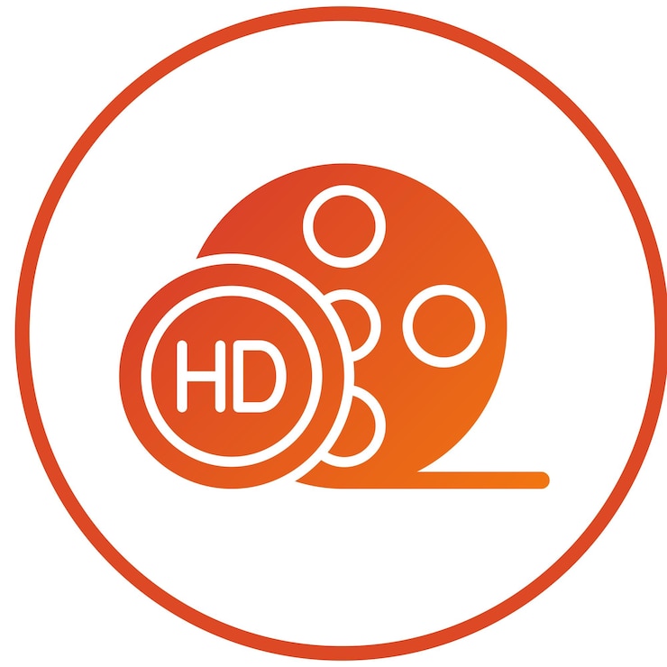 Vektör vector design hd film icon style