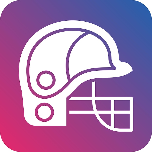 Vector Design Helmet Icon Style