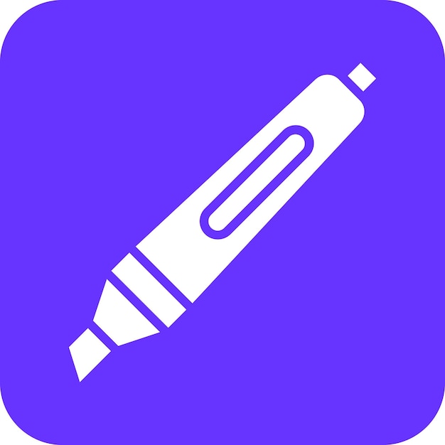 Vector Design Highlighter Icon Style