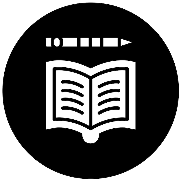 Vector Design Homework Icon Style