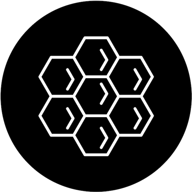 vector design honeycomb icon style