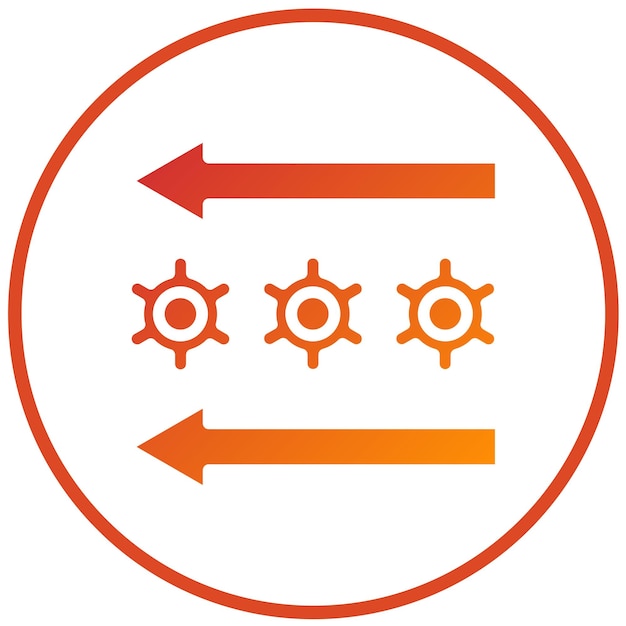 vector design horizontal integration icon style