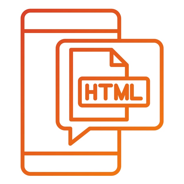 Vector Design Html Icon Style