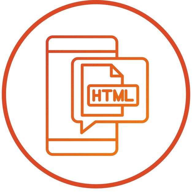 Vector Design Html Icon Style