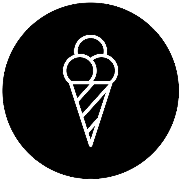 Vector Design Ice Cream Icon Style
