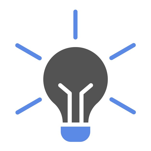 Vector Design Idea Icon Style