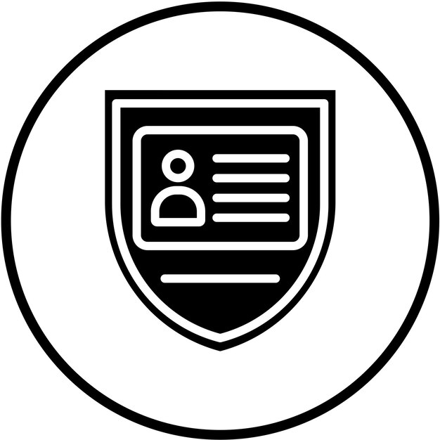 Vector Design IdentityShield Icon Style