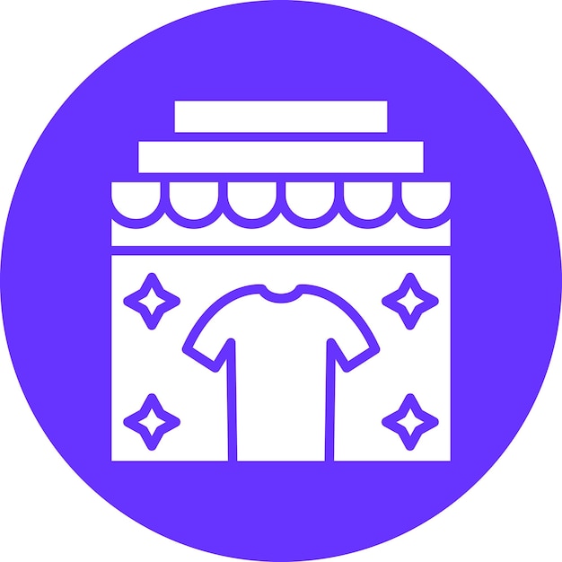 Vector Design In Store Display Icon Style