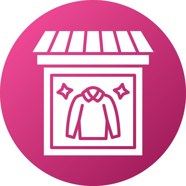 Vector Design In Store Display Icon Style