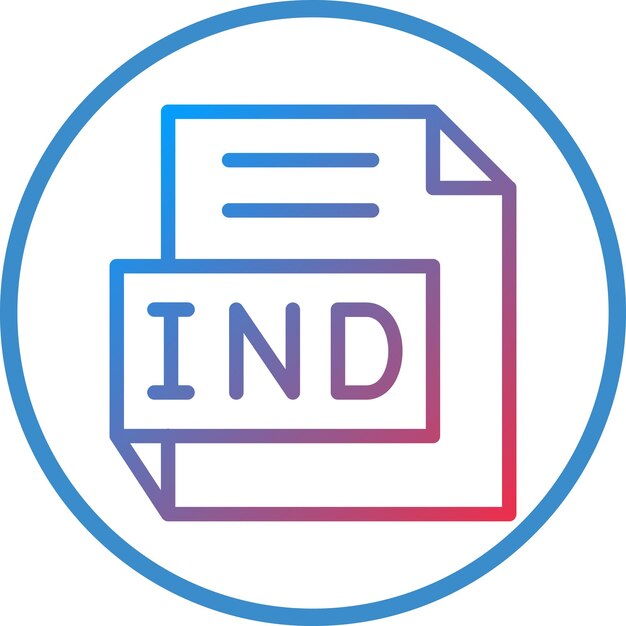 Vector Design IND Icon Style