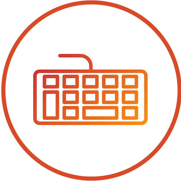 Vector Design Input Device Icon Style
