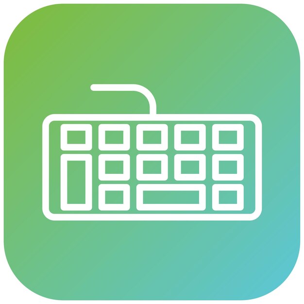 Vector Design Input Device Icon Style