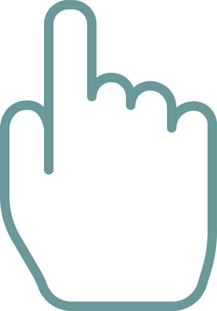 Vector Design Interactive Cursor Icon Style