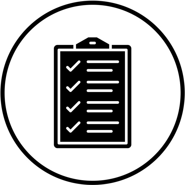 vector design item list icon style