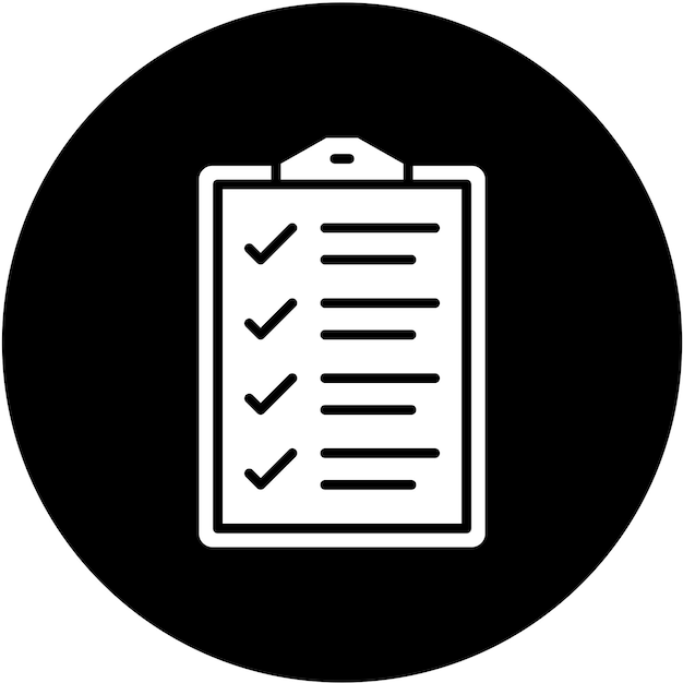 Vector Design Item List Icon Style