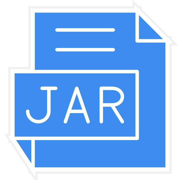 Vector Design JAR Icon Style