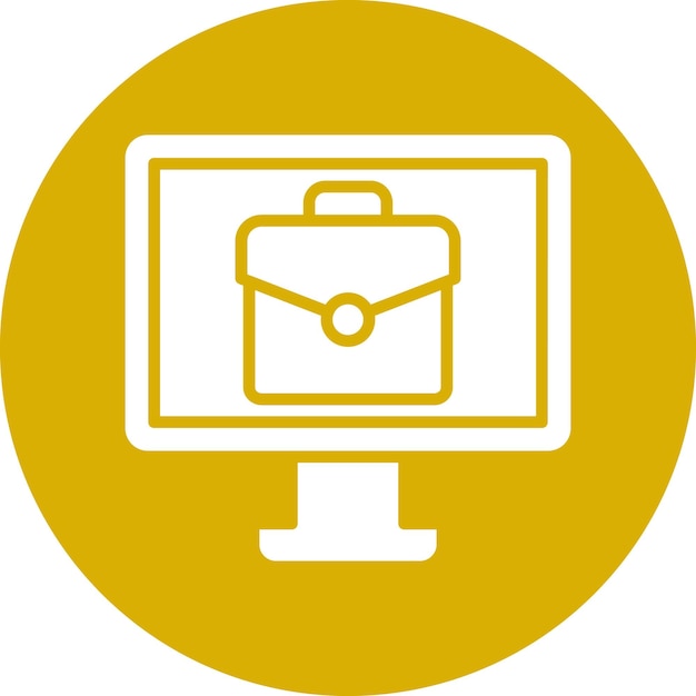 Vector Design Job Platform Icon Style