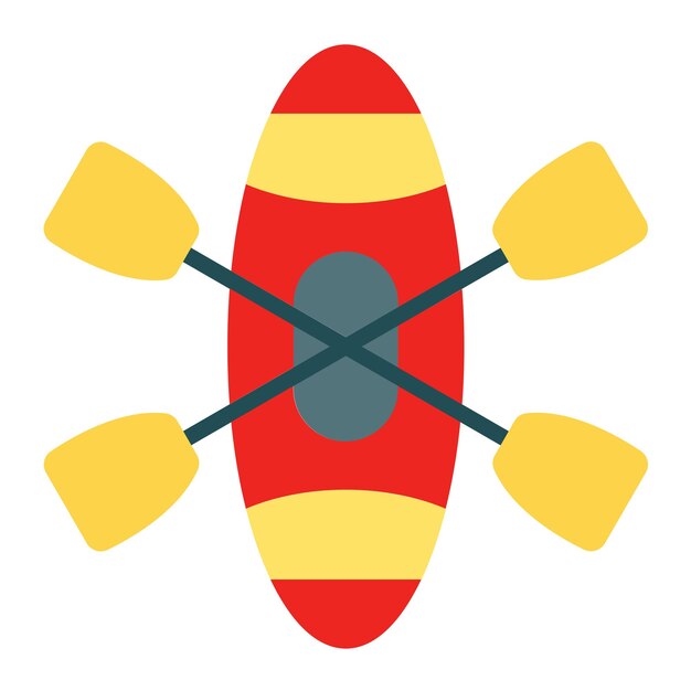 Vector Design Kayak Icon Style