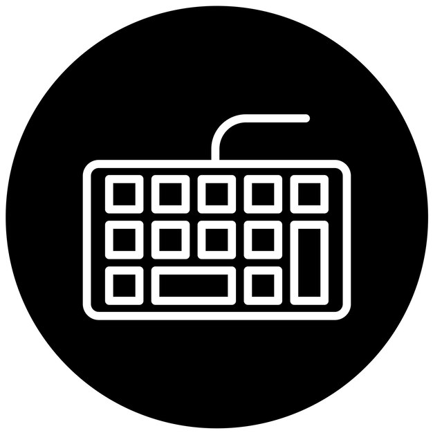 Vector Design Keyboard Icon Style