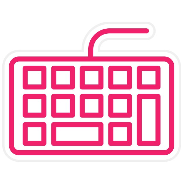 Vector Design Keyboard Icon Style