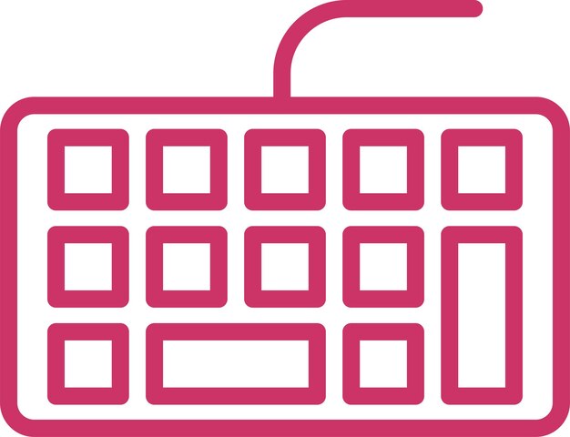 Vector Design Keyboard Icon Style
