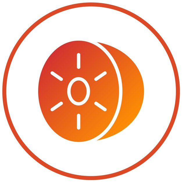 Vector Design Kiwi Kraze Icon Style
