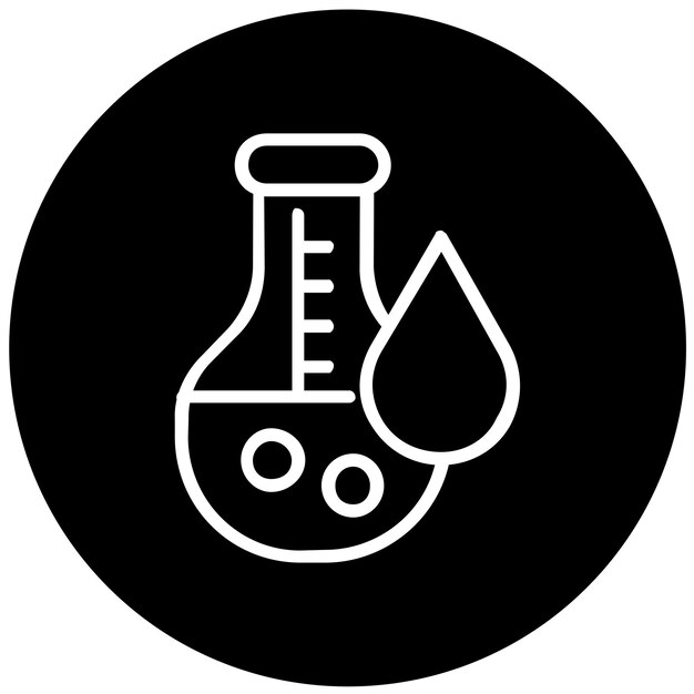 Vector Design Laboratory Testing Icon Style