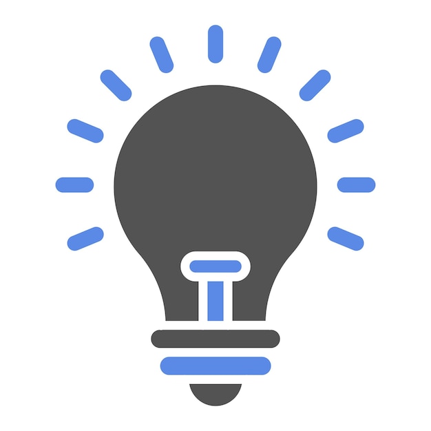 Vector Design Lamp Life Expectancy Icon Style