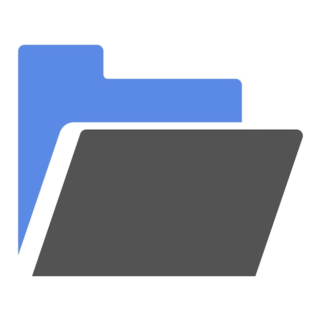 Vector Design Lateral File Icon Style