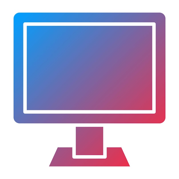Vector Design Lcd Icon Style