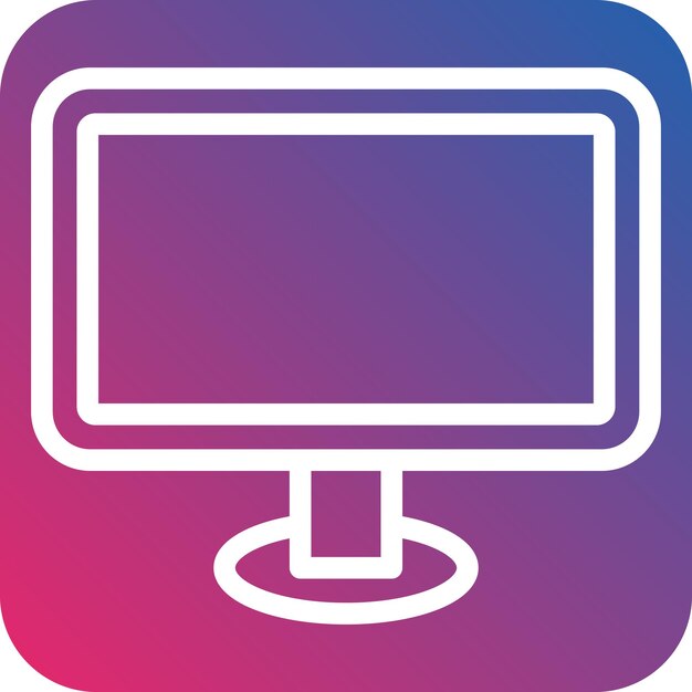 Vector Design Lcd Icon Style