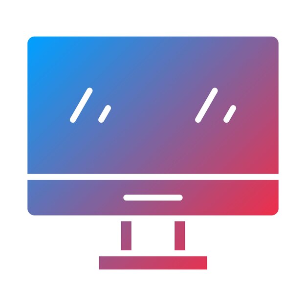 Vector Design Lcd Icon Style