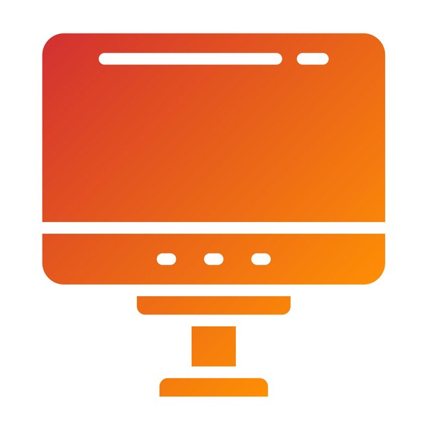 vector design lcd icon style