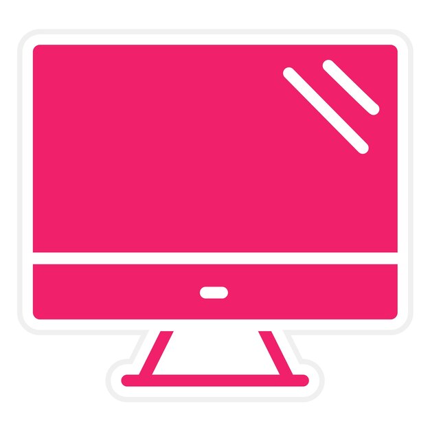 Vector Design Lcd Icon Style