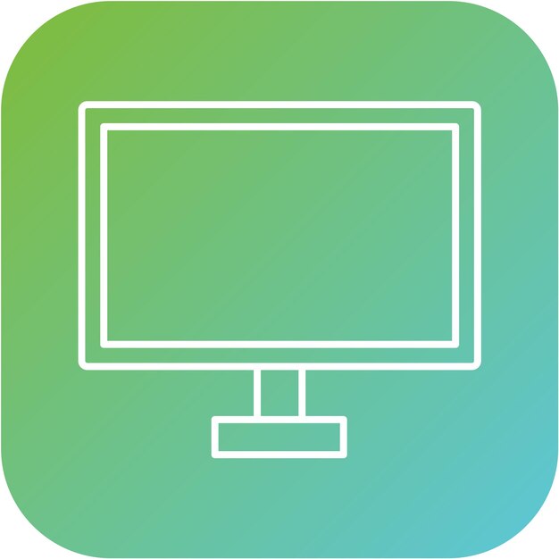 Vector Design Lcd Icon Style