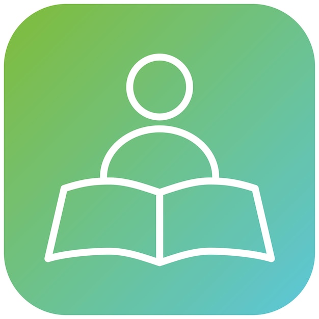 Vector Design Learn Icon Style