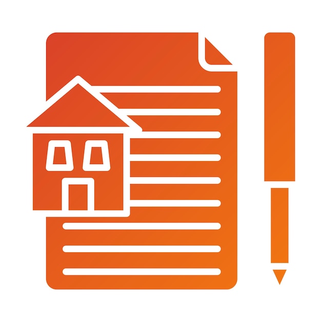 Vector Design Leaseing Icon Style