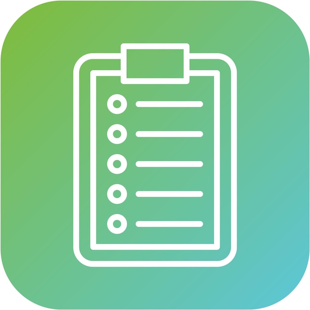 Vector Design List Icon Style