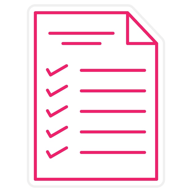 vector design list icon style