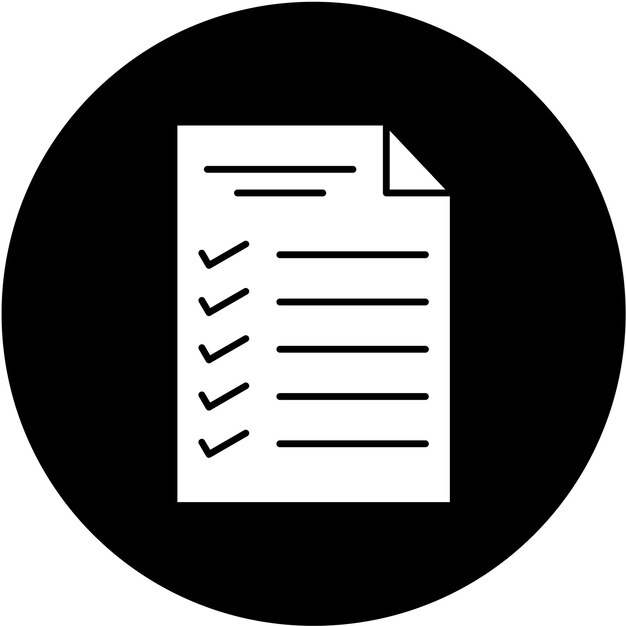 Vector Design List Icon Style