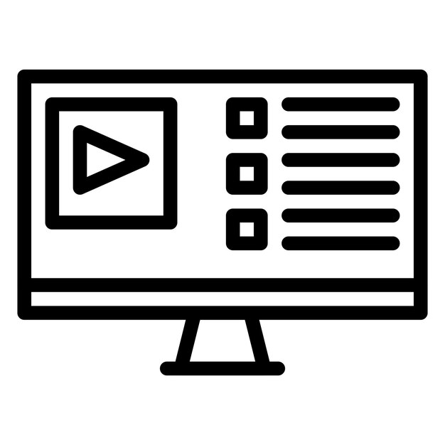 Vector Design Live Channel Icon Style