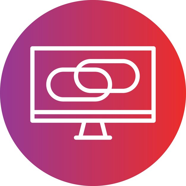 Vector Design Live Links Icon Style