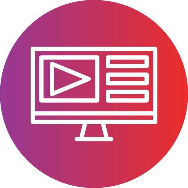 Vector Design Live Production Icon Style