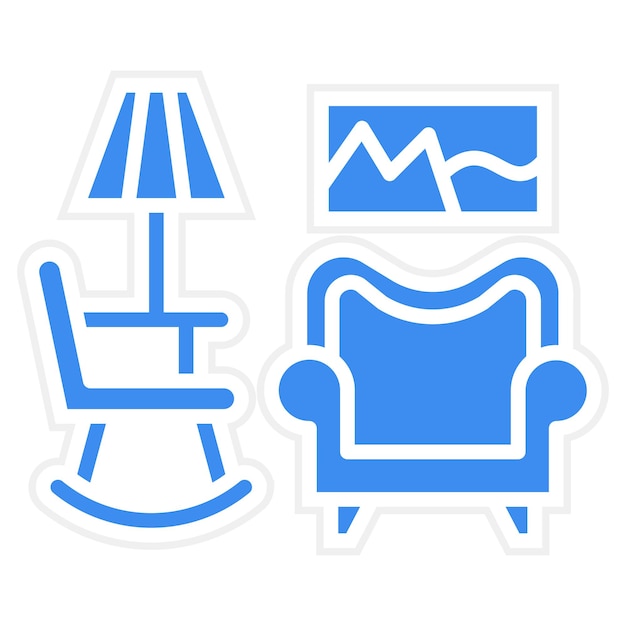 Vector Design Lobby Icon Style