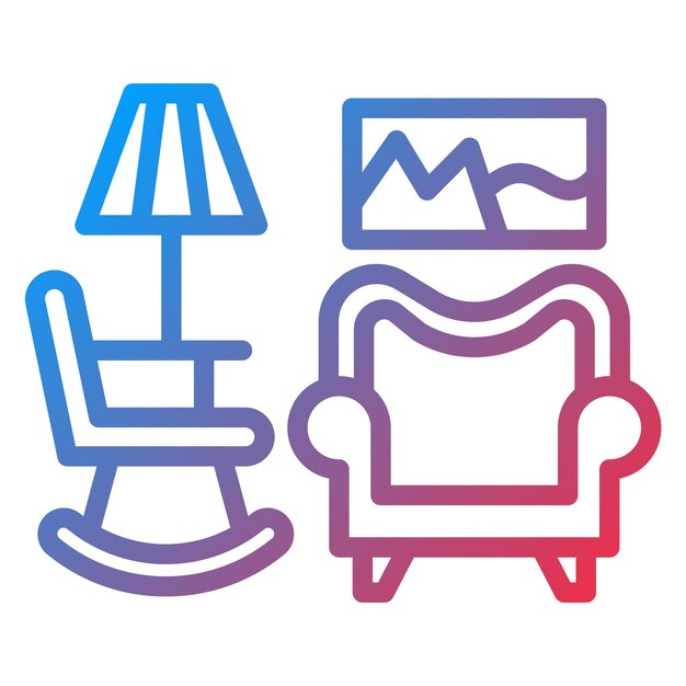 Vector Design Lobby Icon Style