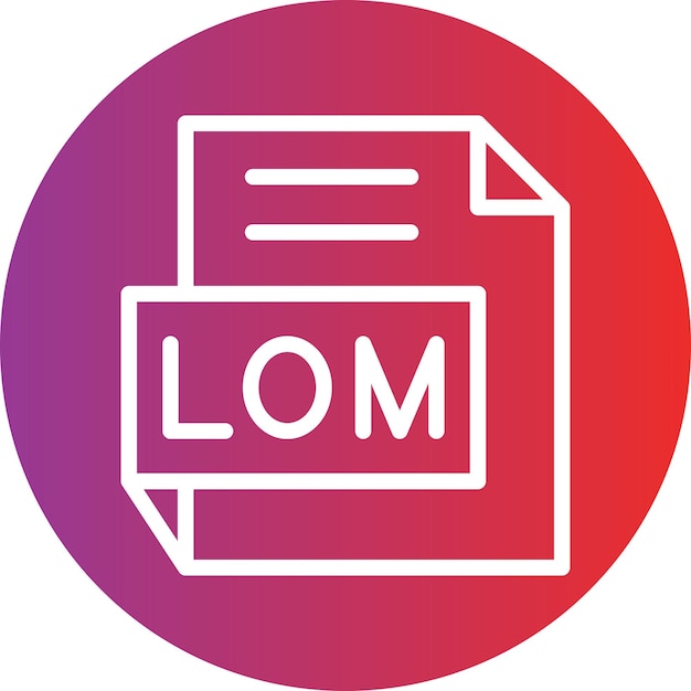 Vector Design LOM Icon Style